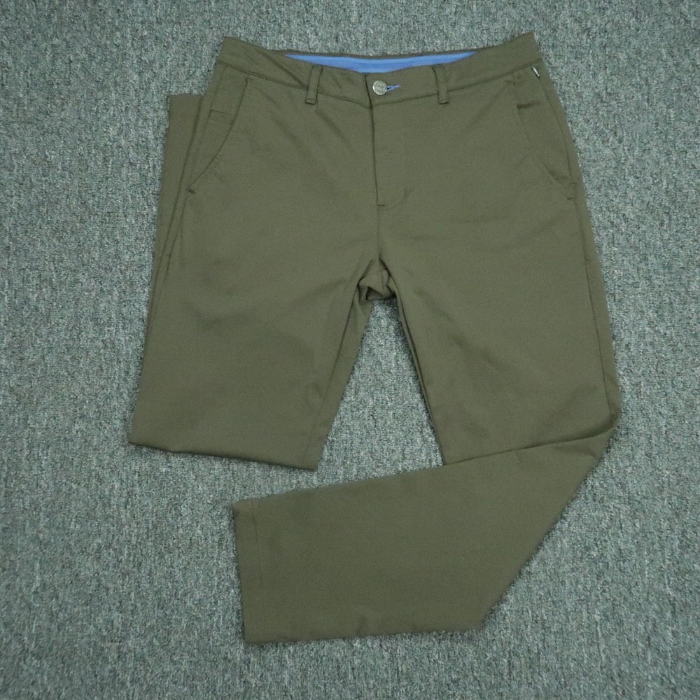 Twillory Pants Mens 30x29‎ Green Tailored Fit Performance Stretch Zip Pocket